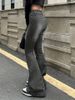 High-Waisted Flare Jeans For Women – Stretchy Bootcut Trousers With Vintage Buttons (S-3XL, Polyester Denim-Like, Office-to-Weekend Pants)_mkmklike.com