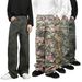 Men's Clothing Camouflage Jeans Loose Straight Wide Leg Casual Trousers_mkmklike.com