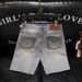 Summer Ripped Denim Shorts for Men American Street Style Cool And Rebellious Distressed Versatile Five Point Trendy Shorts_mkmklike.com