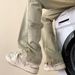 Nordmann Yellow Mud Retro Flared Jeans For Men Loose Straight Leg Cool Trendy American High Street Vibe Casual Long Pants_mkmklike.com