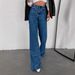 Men's & Women's Vintage Washed Denim Jeans – High-Waisted Loose Straight Leg Pants (XS-XL, Light Blue/Dark Blue, Distressed Streetwear Style)_mkmklike.com