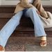 "Russian-Style Wide Leg Jeans For Women – High-Waisted Relaxed Fit Denim Pants (Size 25-32, Classic Blue Wash)"_mkmklike.com