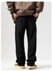 Cleanfit Vintage Washed Black & Gray Straight-Leg Denim Jeans For Men – Relaxed Fit Retro Style_mkmklike.com