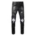 Trendy Brand Men's And Women's Same Casual Pants American Retro Washed Ripped Jeans Men's Pants Men's Ripped Pants 1343_mkmklike.com