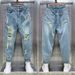 Men's Clothing Men's Slim Fit Ripped Jeans Straight Leg Casual Harem Pants Lightweight Versatile Cropped Summer Style Trendy Cool_mkmklike.com