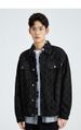 Checkered Denim Jacket For Men – Retro Japanese Streetwear Oversized Coat (M-4XL)_mkmklike.com