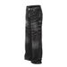 Vintage Washed Distressed Lightning Bolt Denim Jeans For Men & Women – High Street Fashion, Loose Fit, Straight Leg, Unisex Streetwear (Black/Blue)_mkmklike.com