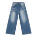 Classic Vintage Washed Relaxed Straight Fit Jeans for Men Loose Wide Leg Denim Pants with Distressed Details_mkmklike.com