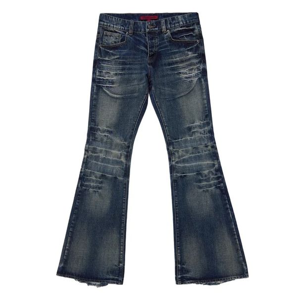 Vintage Washed High Street Straight Leg Jeans For Men & Women - Y2K Retro Denim Pants With Stretch Comfort_mkmklike.com