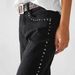 Women's Clothing Fashion Rhinestone Studded Wide Leg Jeans For Women Trendy European And American Style_mkmklike.com