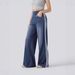 2025 European And American Retro Washed Side Stripe Jeans For Women High Street Design Loose Two Stripes Versatile_mkmklike.com