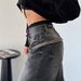 Women's Clothing Retro Street Style Loose Gradient Distressed Mopping Ladies Jeans_mkmklike.com