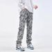 Men's High-Street Washed Jeans – Relaxed Straight-Leg Denim Pants With Vintage Wash & Classic Fit_mkmklike.com