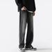 Nordmann American Style Men's Gradient Vintage Trend Loose Casual Straight Vibe Simple High Street Long Pants_mkmklike.com
