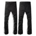 American Cross-border Micro-pull Jeans Trend Contrasting Color Flared Pants Men's High-end Fashion Casual High-end Men's Flared Pants_mkmklike.com