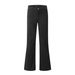 11KN American Style Slightly Flared Jeans For Women Simple Cleanfit Slimming Loose Stack Casual Slim Fit Long Pants_mkmklike.com
