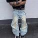 Vintage Washed Blue Jeans – High Street Oversized Straight-Leg Denim Pants (Unisex, S-3XL, Distressed, No Stretch, Drop-Cuff)_mkmklike.com