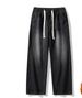 Men's Retro Washed Whiskered Jeans - Fleece Lined Loose Straight Leg Casual Pants For Autumn & Winter_mkmklike.com