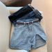 High-Waisted Korean Style Denim Shorts For Women Summer Loose Casual Slimming Petite Hot Pants_mkmklike.com