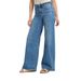 Cross-border European And American Women's Fashion Basic High-waisted Wide-leg Jeans, Casual Loose Versatile Mom Jeans_mkmklike.com