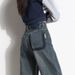Wholesale Women's Color-blocked Jeans For Autumn And Winter, Thick Fleece, Slim Fit, Loose High-waisted, Drapey,_mkmklike.com