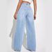 Women's Clothing Jeans High Waist Slim Straight Denim Trousers_mkmklike.com