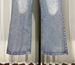 Vintage-Inspired Light Blue Distressed Flared Jeans | Clean Fit | High-Quality Cotton | Straight Leg | Youthful Style_mkmklike.com