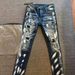 Slim Fit Men's Embroidered Ripped Jeans - Premium Cotton Denim Pants For Casual & Streetwear_mkmklike.com