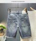 Men's Clothing Light Luxury Smoky Gray Denim Shorts For Men High End Trendy Versatile Casual Five Point Shorts Summer Thin_mkmklike.com