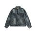 American Vintage Washed Denim For Men, Loose Versatile On The Streets, Cool And Casual Motorcycle Style Workwear, Stand_mkmklike.com