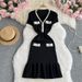 Women's Clothing new knitted black temperament waist slim design skirt_mkmklike.com