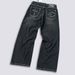 Vintage Ripped Washed Embroidery Black Blue Baggy Jeans For Men And Women High Street Casual Denim Trousers Oversized_mkmklike.com