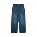 Men's Korean-Style Wide-Leg Jeans – Retro Front Pocket Design, Straight Fit, Floor-Length (Light Blue, Dark Blue, XS-XL)_mkmklike.com