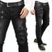 Men's Clothing New Motorcycle Personalized Jeans Stretch Slim Pants Men_mkmklike.com