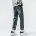 High Elastic Jeans Men's Small Feet Loose Retro Washed Trendy Brand Harlan Pants Large Size Middle Waist Youth Control Price 108 Know Clothes Decorat_mkmklike.com