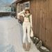 YC&American Retro Stretchy White Autumn And Winter Cropped Pants Versatile Slim-fit Skinny Jeans For Women New Style_mkmklike.com
