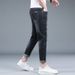 Women's High-Waisted Relaxed Fit Jeans - Stretchy Cotton Harlem Pants With Tapered Leg For Casual Comfort_mkmklike.com