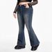 High Waisted Flared Jeans for Women Punk Style Sexy Skull Embroidery plus Size Denim Jeans Factory Direct in Stock_mkmklike.com