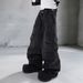 Vintage Washed Moss Green Straight-Leg Jeans – American Streetwear Distressed Denim With Hand-Painted Details (Relaxed Fit, Low Waist, No Stretch)_mkmklike.com