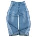 European And American Trendy Brand Striped Jeans Men's Y2k Retro High Street Casual Wide-leg Pants Gothic Straight Mopping Pants_mkmklike.com