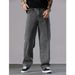 Men's Relaxed Fit Straight Leg Jeans – Classic Washed Denim Pants For Everyday Wear (S-2XL)_mkmklike.com