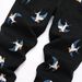 Men's Slim Fit Black Denim Jeans Colorful Swallow Embroidery Mid Waist Cotton Long Pants Trendy Skinny Jeans For Autumn Winter_mkmklike.com