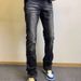 American Cleanft Washed Slim Fit Flared High Street Vibe Style Black And Gray 517 Jeans For Men And Women_mkmklike.com