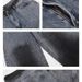Men's Clothing Deconstructed Washed Scimitar Jeans For Men And Women With Slightly Flared Slimming Loose Casual Straight Wide Leg Trousers_mkmklike.com