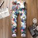 Men's Clothing Autumn New Men's Printed Slim Fit Floral Pants, Fashionable Stretch Slim Fit Casual Skinny Men's Long Trousers_mkmklike.com