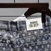 Men's Clothing Street Fashion Ripped Patch Denim Shorts Paint Graffiti Five Point Trendy Personality Youth Shorts_mkmklike.com