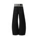Vintage Inspired Patchwork Denim Jeans For Men - Retro Straight Leg Loose Fit Comfortable Cotton Pants_mkmklike.com