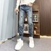 Unisex Relaxed-Fit Straight-Leg Jeans – Japanese-Inspired Minimalist Denim For Casual & Streetwear Outfits_mkmklike.com