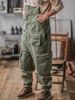 Pure Reverse Craftsman Trendy Brand Straight Multi-Pocket Cargo Overalls Men's Light Green Hip-Hop Jumpsuit Couple Style_mkmklike.com