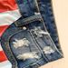 K Jeans, Fringe, Star Print Denim Shorts For Women_mkmklike.com